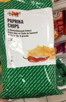 Paprika Chips frites dans de l'huile de tournesol