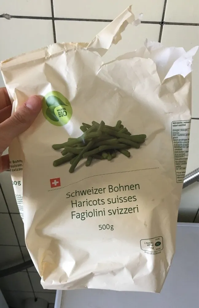 Bohnen gefroren