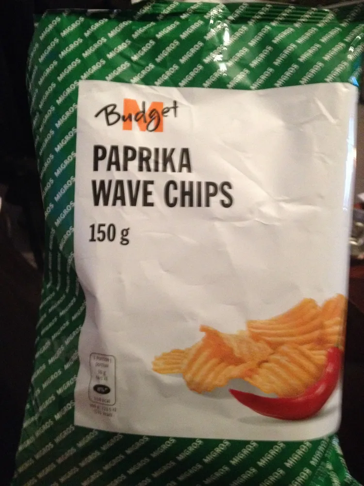 Paprika wave chips