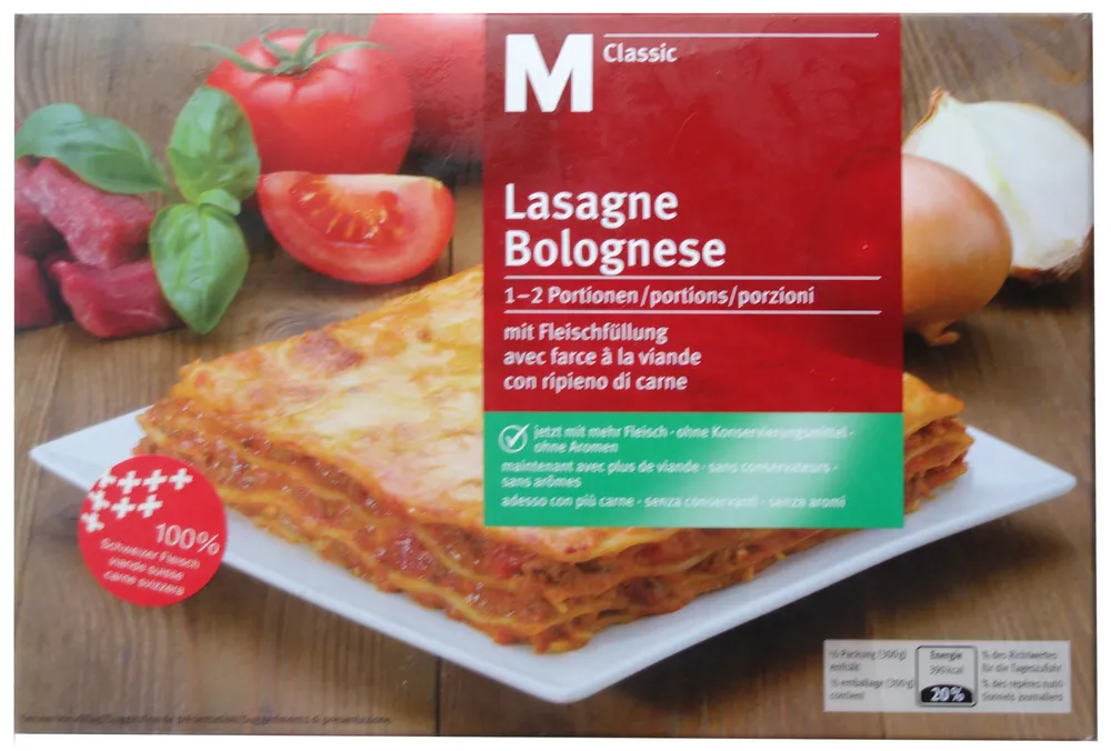 Lasagne Bolognese M-Classic,