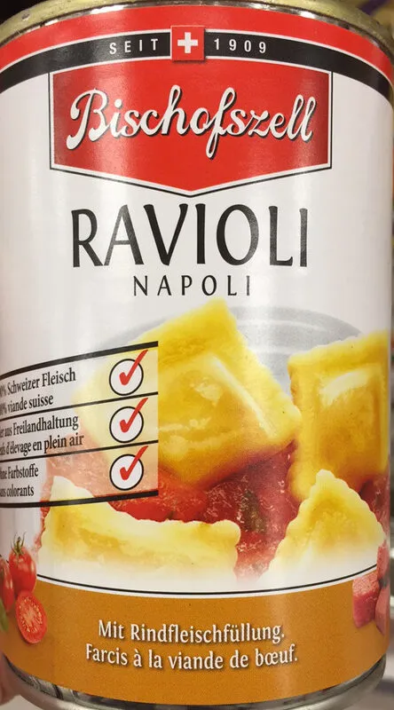 Ravioli Napoli farcis à la viande de boeuf