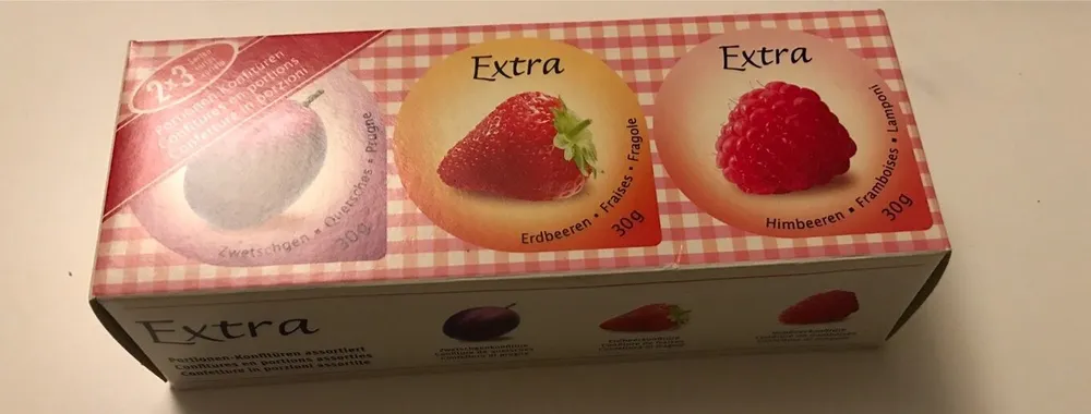 Portionen Konfitüren, Assortiert