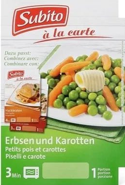 Petits pois et carottes