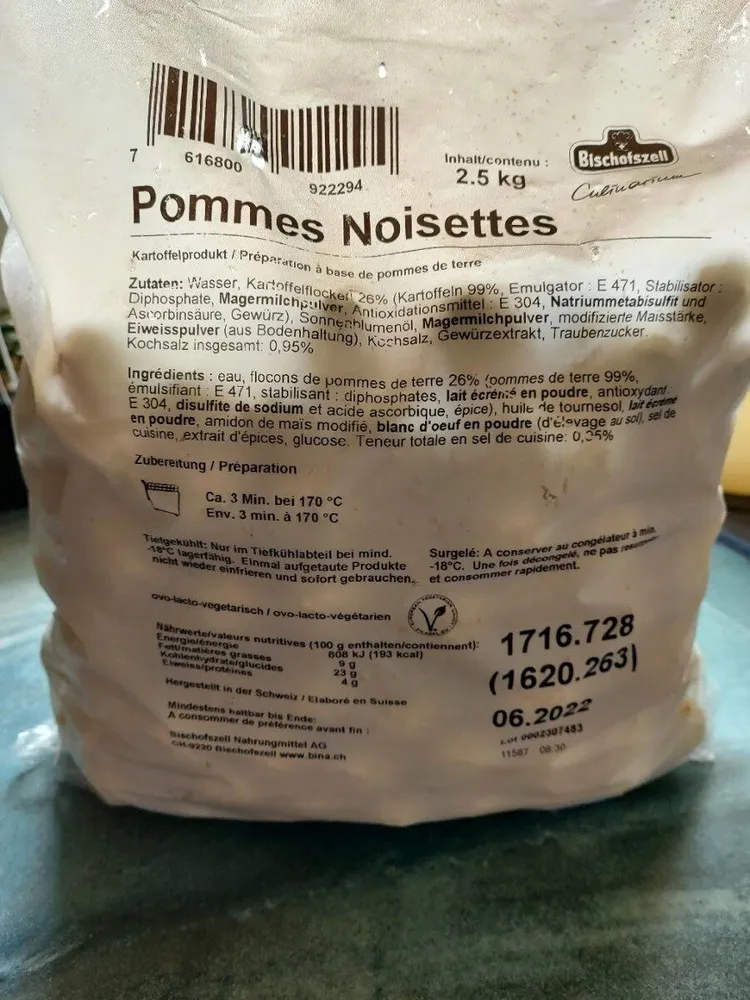 Pommes Noisettes