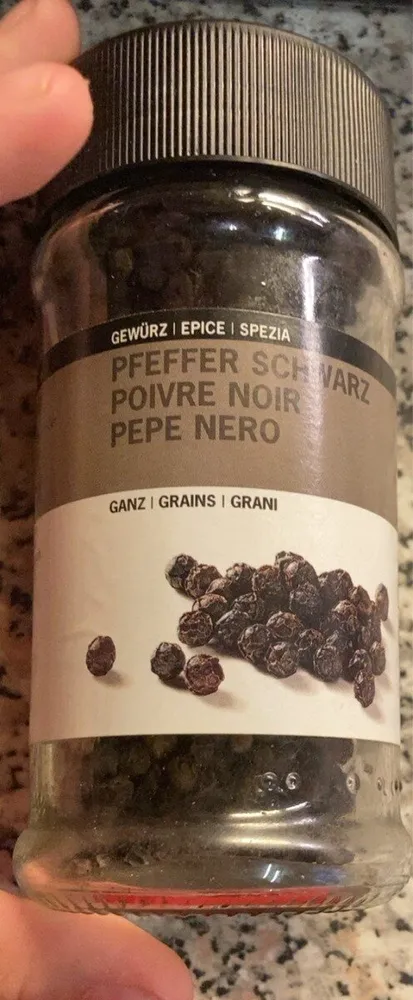 Pepe nero in grani