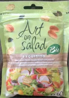 Art on salad exquisito bio