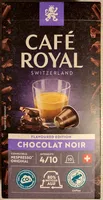 Capsules café arôme chocolat noir