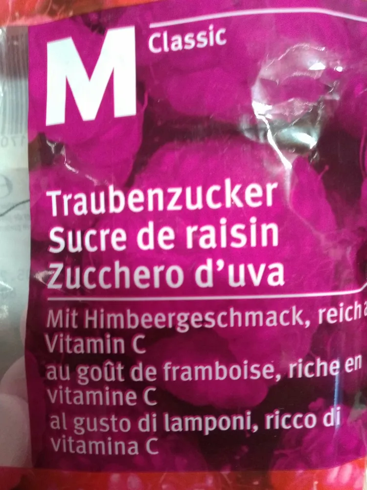 Sucre de raisin au goût de framboise