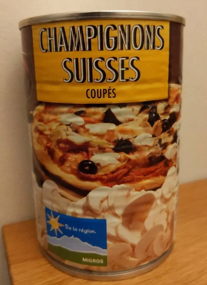 Champignons Suisses coupés
