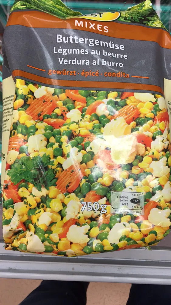 Légumes au beurre