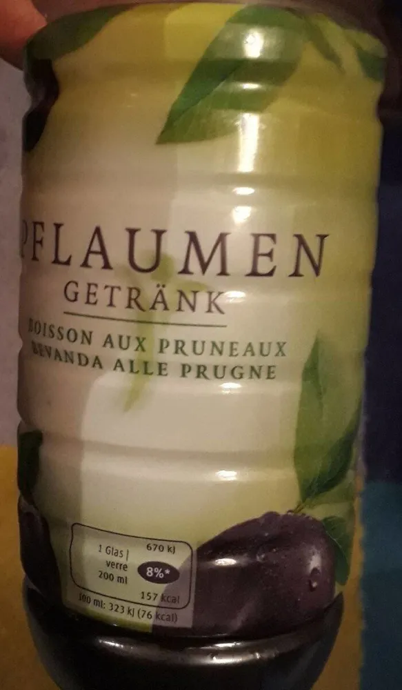 Pflaumen Getränk, Pflaume