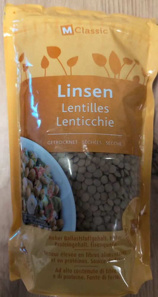 Linsen Gelb