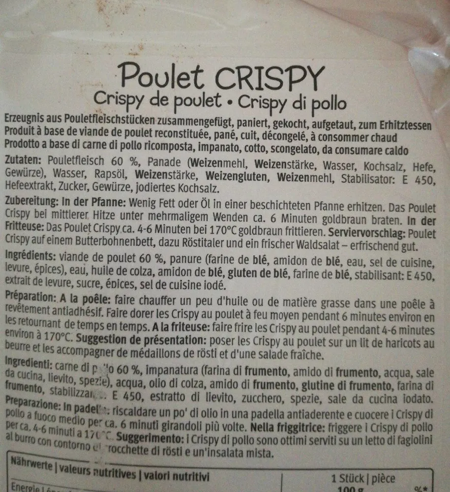 Poulet Crispy