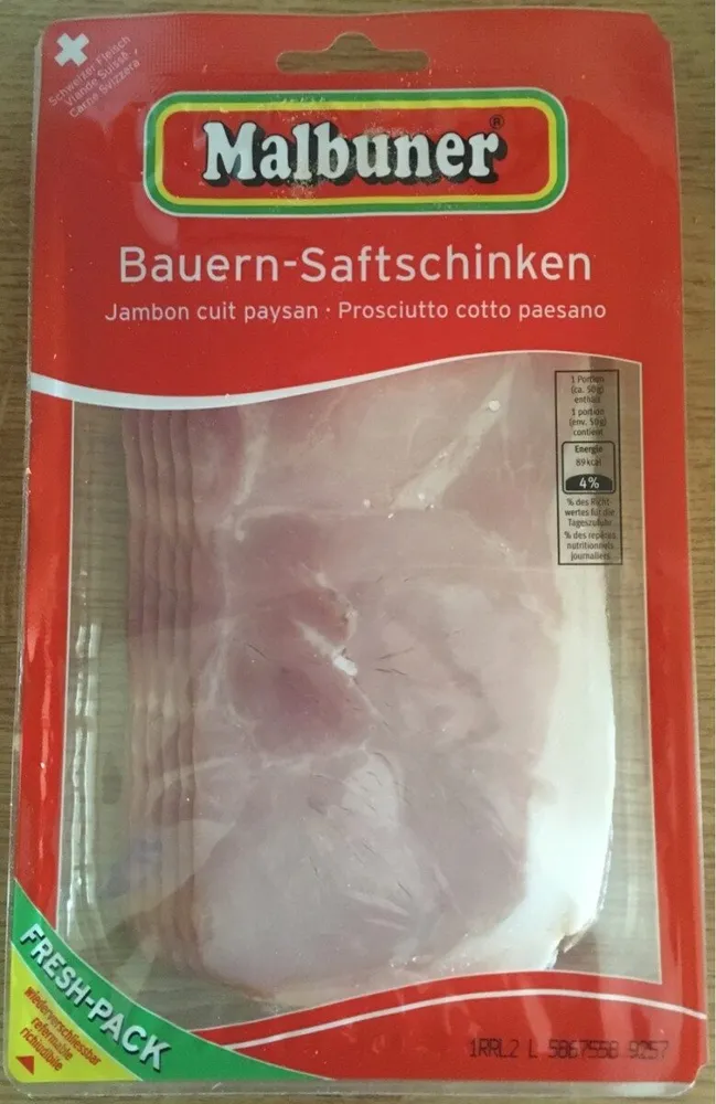 Jambon cuit paysan