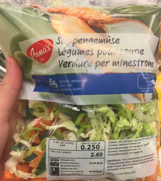 Légumes pour soupe