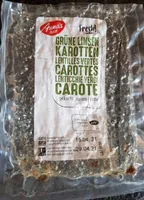 Lentilles vertes carottes