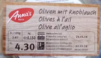 Olives à l'ail