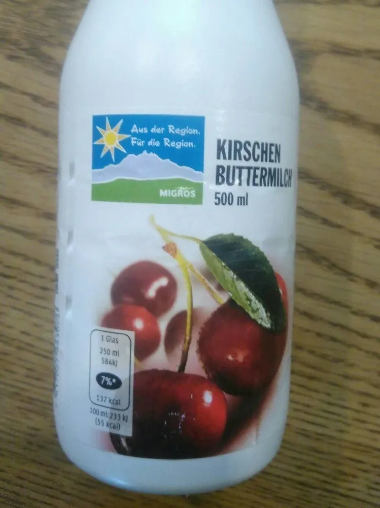 Kirschen Buttermilch