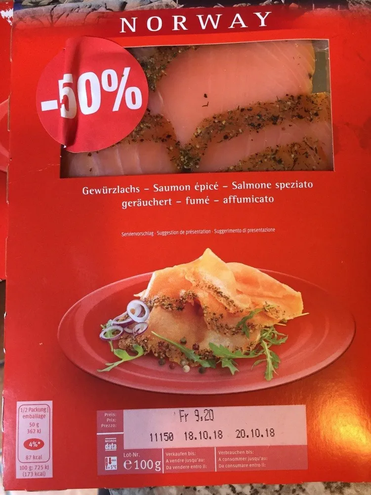 Saumon epicé
