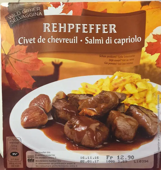Reh Pfeffer, Wild