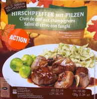 Civet de cerf aux champignons