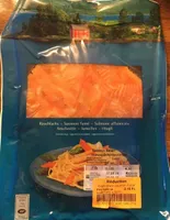 Rauchlachsanschnitte
