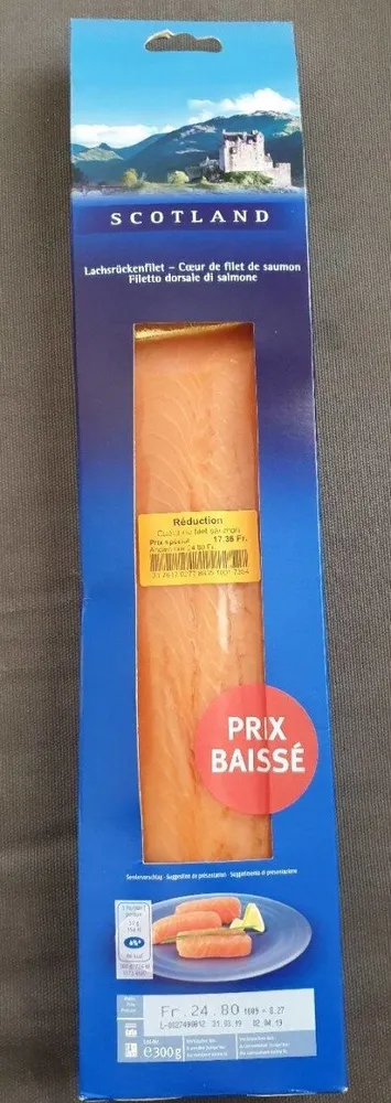 Coeur de filet de saumon