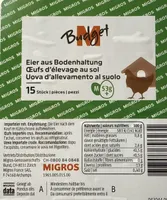 15 ŒUFS IMPORTÉS Elevage au sol