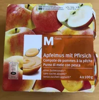 Compote de pommes à la pêche