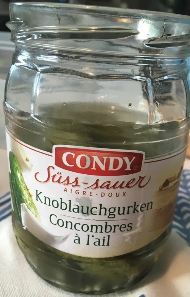 Concombres a l'ail