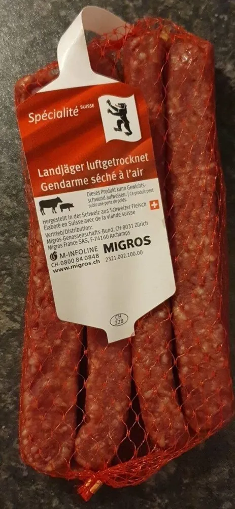 Landjäger luftgetrocknet