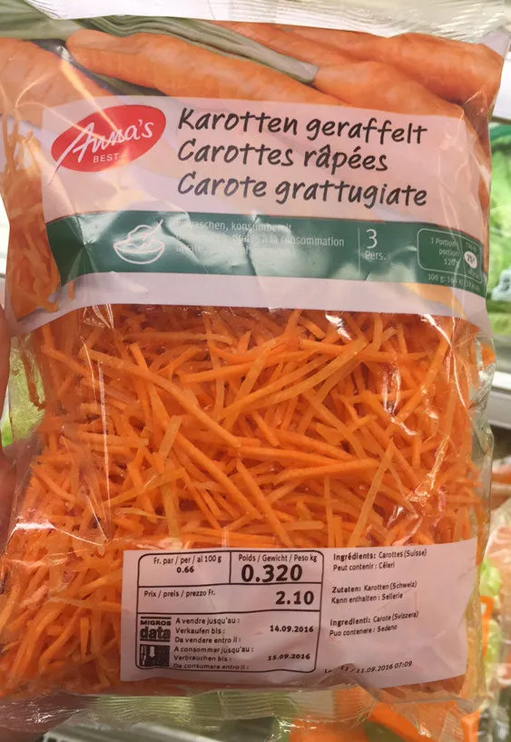 Anna's Best Carote Grattugiate