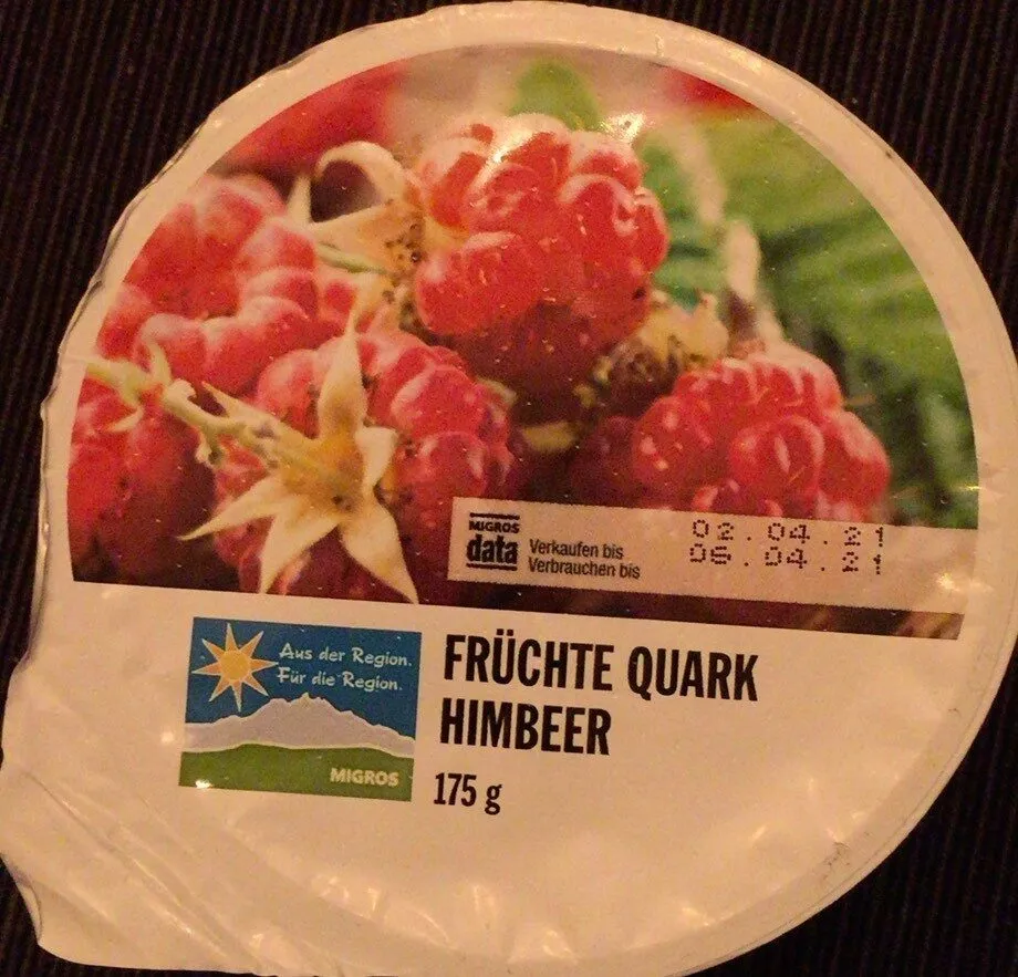 Früchte Quark Himbeer