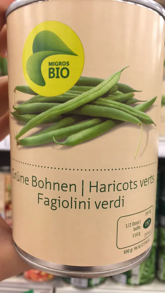 Migros Bio Grüne Bohnen