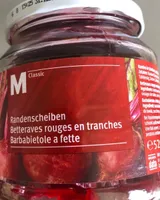 Betteraves rouges en tranches