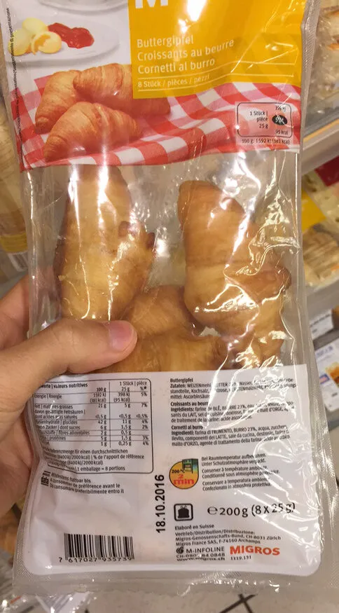 Croissants au beurre