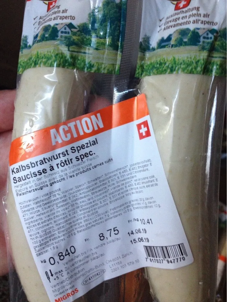 Kalbsbratwurst