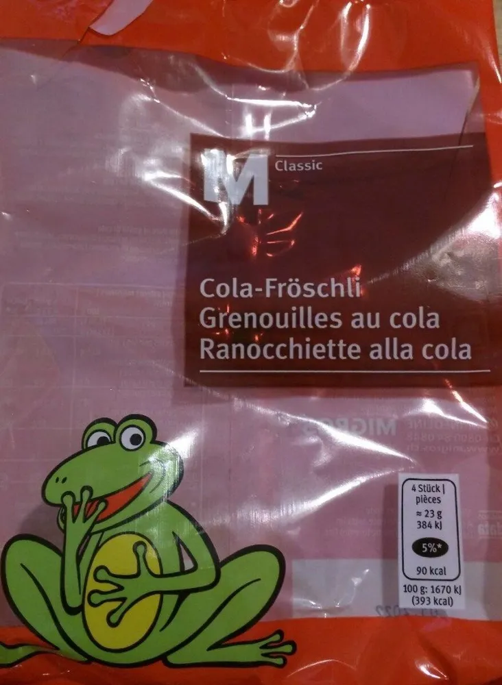 Grenouille au cola