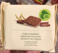 Galettes de riz complet au chocolat au lait