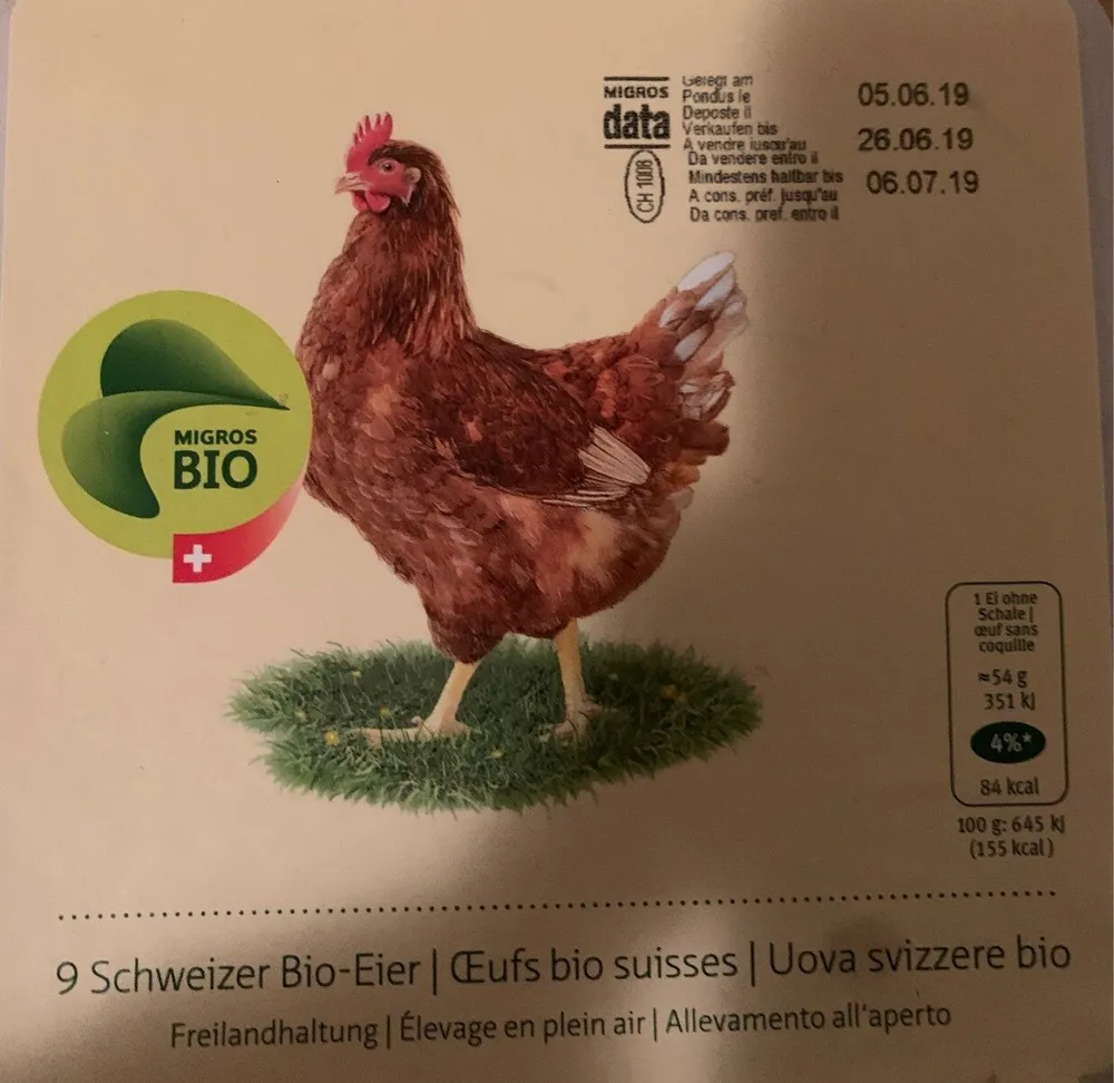Oeufs bio-suisses