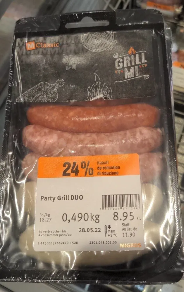 Saucisse party grill