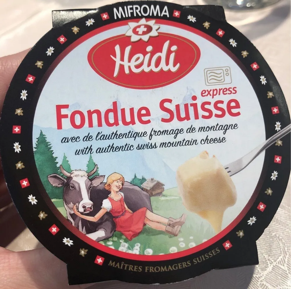 Heidi, fondue suisse
