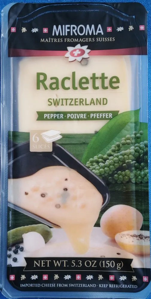 Raclette au poivre