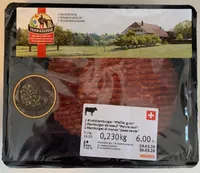 Hamburger de boeuf "Poivre vert"