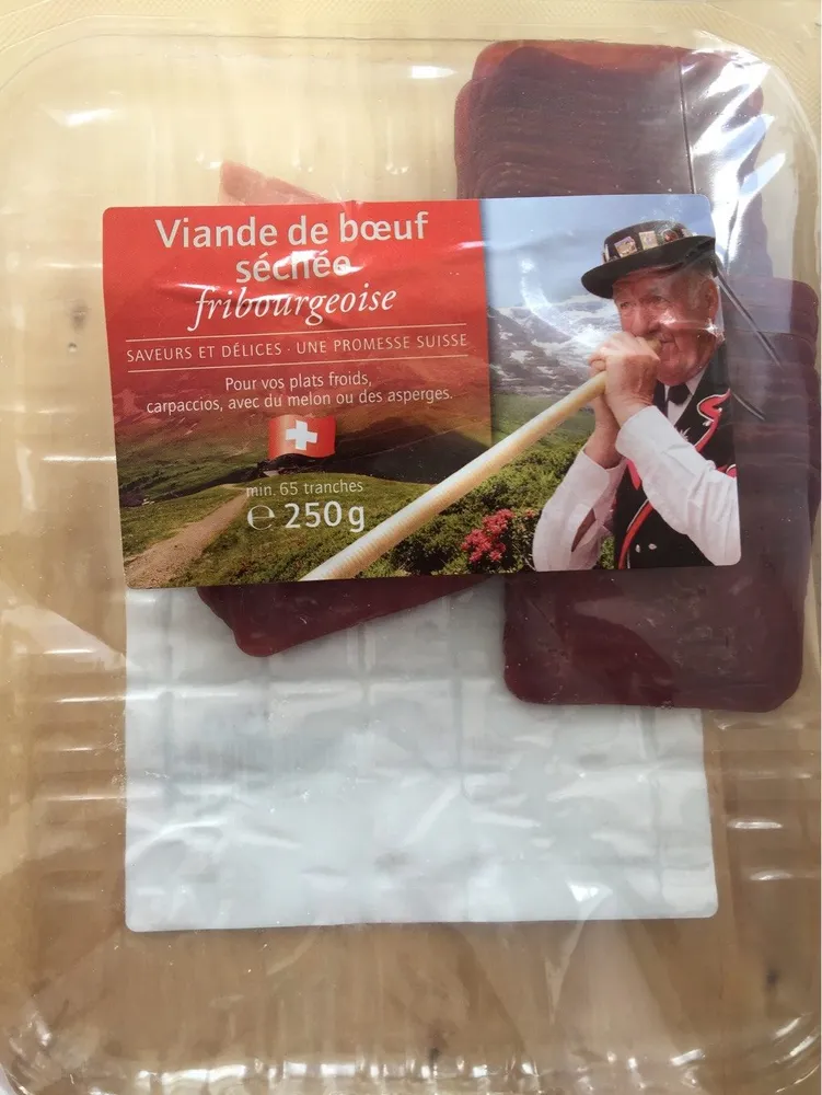Viande de Bœuf Séchée Fribourgeoise