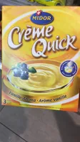 Crème quick arôme vanille