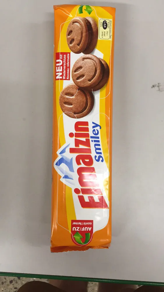 Eimalzin Smiley : Biscuits exquis avec un fourrage au malt au goût aromatique
