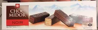 Gaufres fourrées enrobées de chocolat (46%)