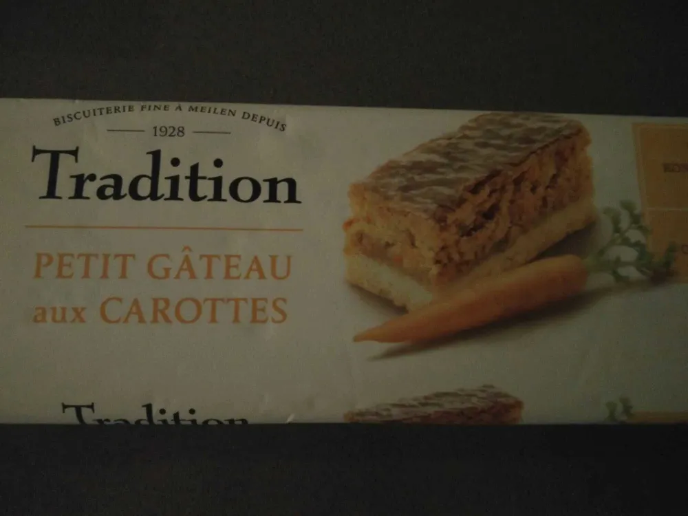 Petit gâteau aux carottes