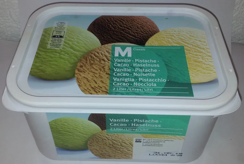 M Classic - Vanille - Pistache - Cacao - Noisette